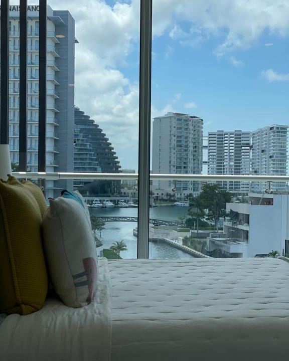 Zona Hotelera Apartment | Departamento Frente a la Marina de Puerto Cancún ! 5 Personas/3.5 Baños- 2 Camas Queen -1 Cama Individual