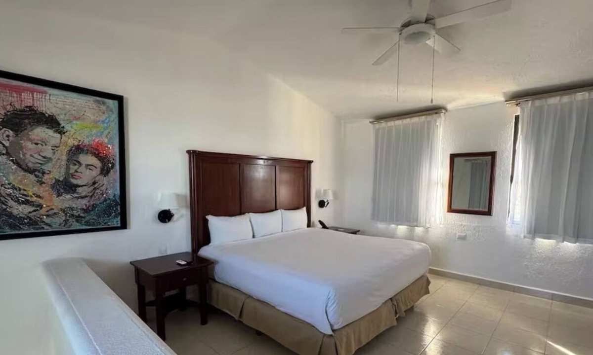 Puerto Juarez Resort | Duplex-Style Ocean View Studio with Balcony at Family Friendly Cancun Resort