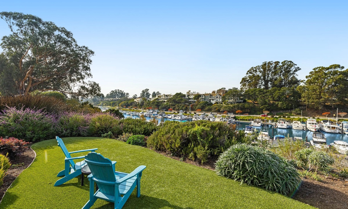 Eastside Santa Cruz House | Enchanting waterfront home with hot tub, patio, & great harbor views