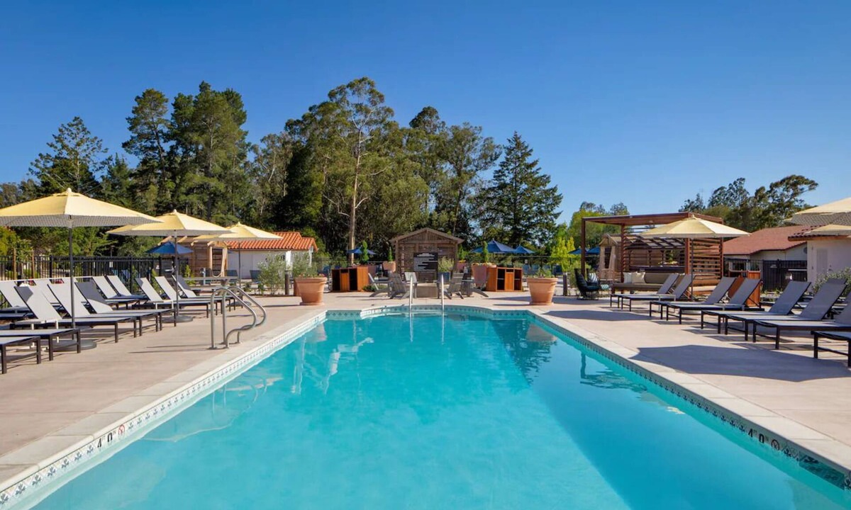 Live Oak Hotel | Serenity Now: Your Santa Cruz Retreat with Deck, Pool & Fireside Relaxation
