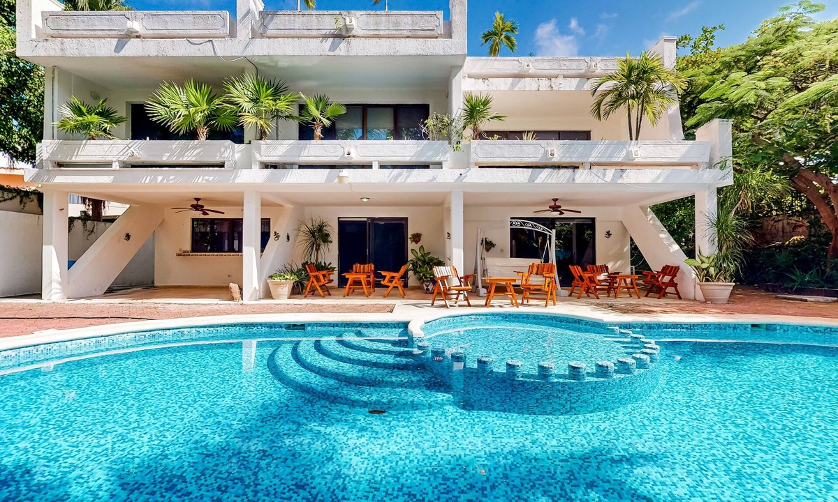Punta Cancun House | Spacious group getaway with private pool, patio, outdoor areas, & AC
