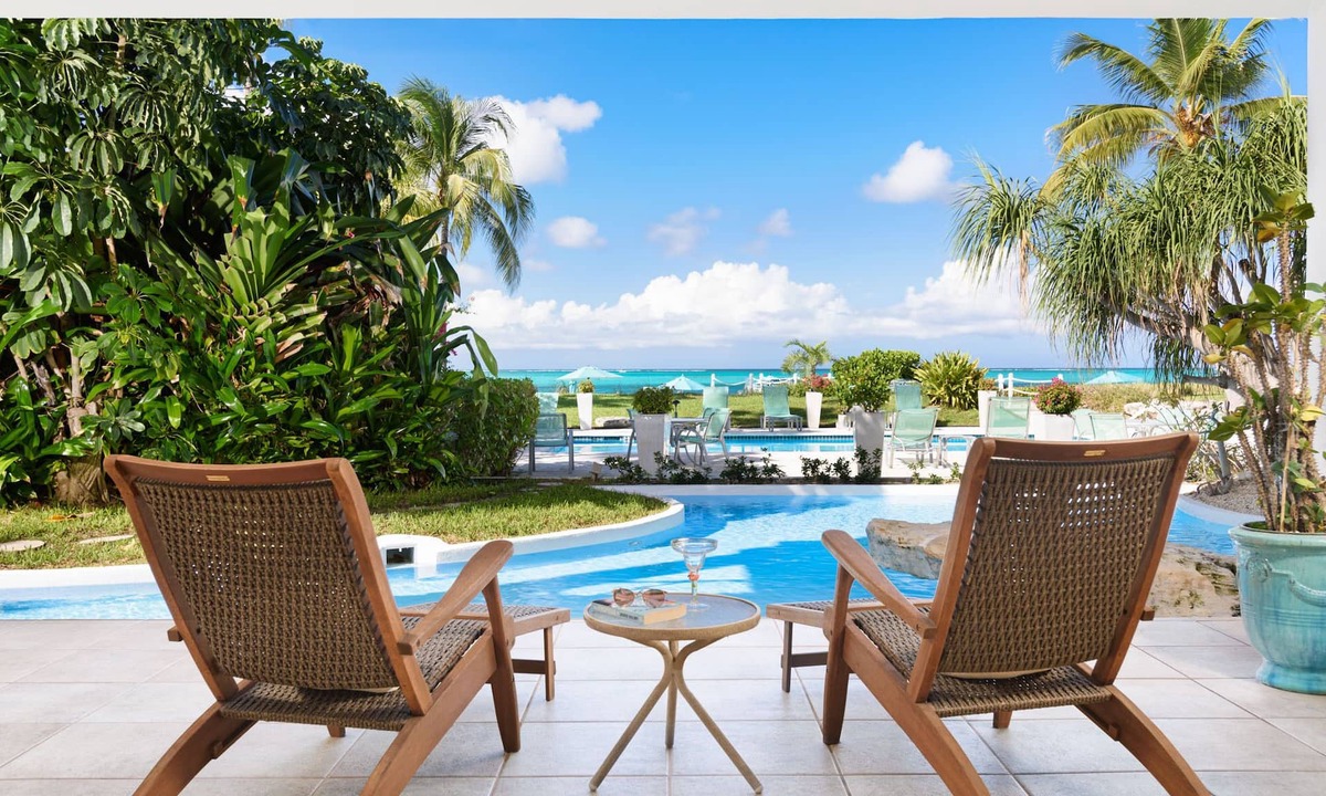 The Bight Condo | Stunning 2 bedroom 2100 sq ft, directly on Grace Bay Beach!