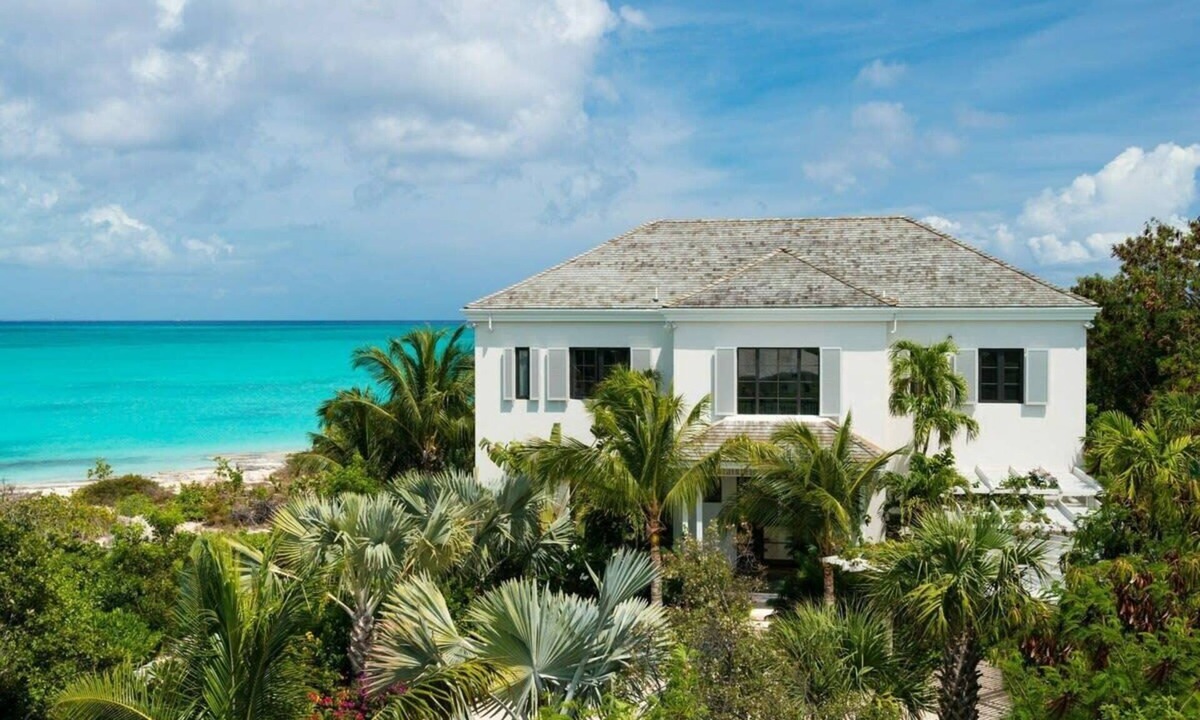Leeward Settlement Villa | Stunning two level colonial styled villa on the beach