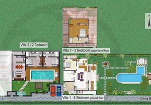 5 Bedroom 2 Pool Villas in Central Seminyak, Daily Housekeeping, shop, beach