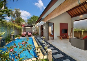 Cozy and Spacious One Bedroom Deluxe Villa in Jimbaran with a private pool