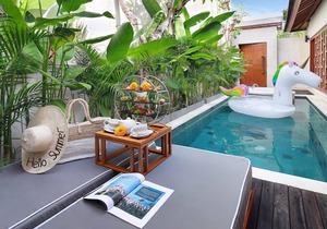 Honeymoon Bliss 1BR Villa In Ubud! 9Min Drive To The Monkey Forest!W/Swim Pool!