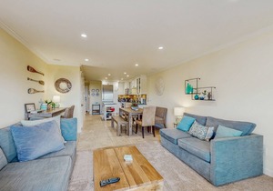 Sunny & serene, two-story, oceanfront condo w/a shared, heated pool & free WiFi