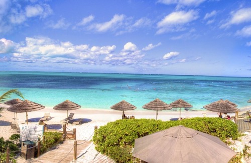 The Bight Condo | #4203 OCEAN FRONT VIEW of Grace Bay Beachn 2nd floor sleeps 2 adults & 2 kids