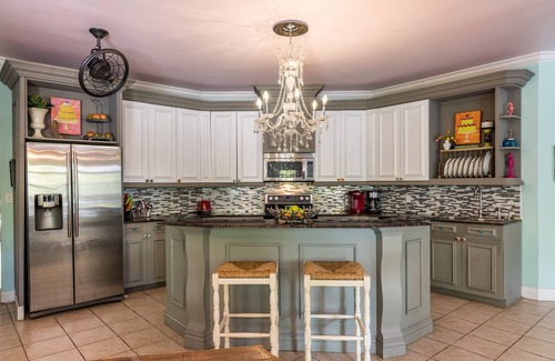 Leeward Settlement Villa | A Designer Villa Near Grace Bay Beach - Waterslide, Large Pool, Gated