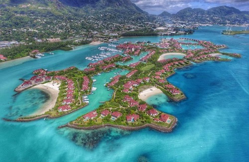 Mahe Island Apartment | Eden Island luxury apartment sea view