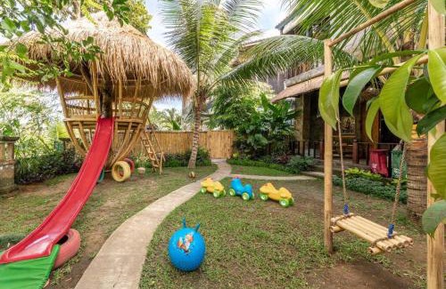 Ubud Villa | Family Paradise Villa, Shared Pool, Jungle & Rice Field Views
