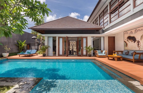 Sunset Road Villa | Stunning 3BR Villa Near Seminyak - 6Min Drive To Kuta Beach! W/Swimming Pool!
