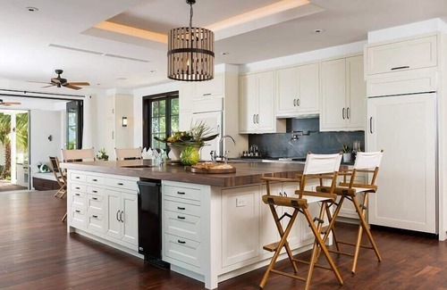 Leeward Settlement Villa | Stunning two level colonial styled villa on the beach