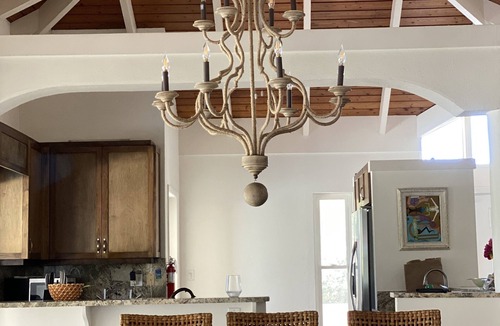 Ocean Point Villa | 4 bdrm, 3 bath Beachfront Villa w/48 ft pool & Best Sunsets on the Island!