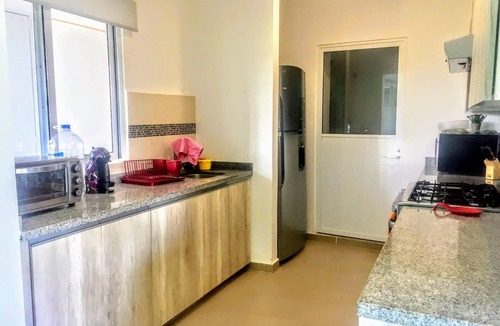 Cancun Apartment | Amazing View of the lagoon from The big Terrace, Ground Floor Apartment.