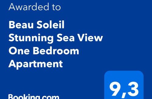 Zig Zag Ward Apartment | Beau Soleil Stunning Sea View One Bedroom Apartment