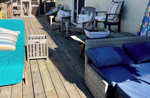 Aptos House | Charming Cottage, Gorgeous Ocean Views with Large Foliage Fenced Backyard