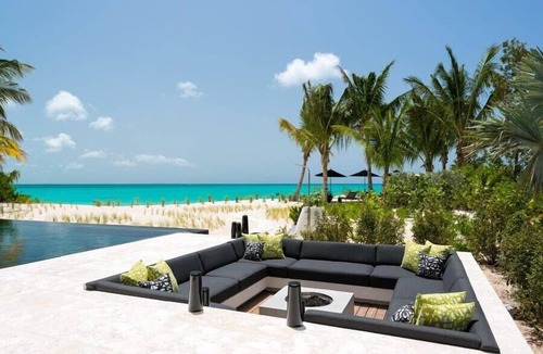 Leeward Settlement Villa | Cool beachfront fully staffed villa with unique architecture