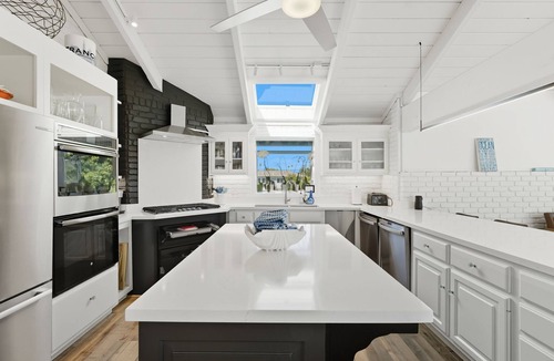 Eastside Santa Cruz House | Large Home on Quiet Street Steps from Sunny Cove Beach, Private Pickleball Court