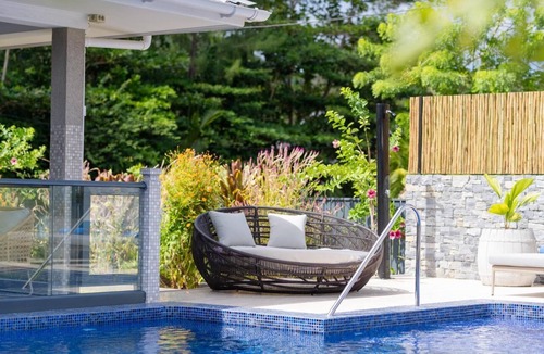 La Digue Villa | Located in La Digue, this villa with private pool is ideal for a family.