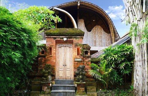 Mas Villa | Luxury Villa - Private Pool Bamboo Villa 3BR overlooking the rice fields