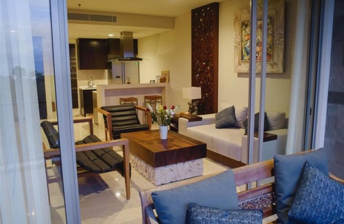 Jimbaran Bay Apartment | Modern + Ethnic 1 BR Luxury Apartment with Bay View of Jimbaran, Free Pick Up!