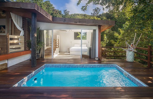 Praslin Island House | Private Pool + Free Wifi + Outdoor showernLa Pointe Beach Huts