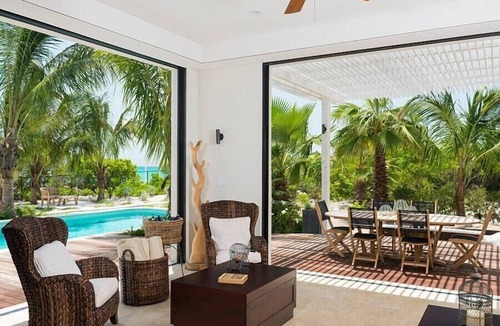 Leeward Settlement Villa | Stunning two level colonial styled villa on the beach