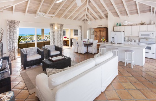 Providenciales Villa | White Osprey: Spectacular views from every room and pool overlooking the ocean