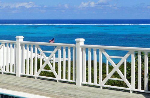 Providenciales Villa | White Osprey: Spectacular views from every room and pool overlooking the ocean