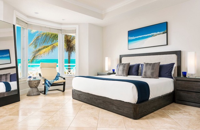 Luxury beachfront 2 bedroom condo directly on Grace Bay beach.