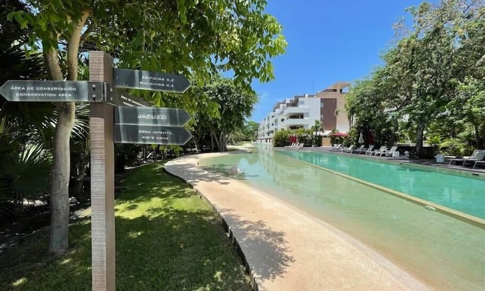 Villa Juarez Condo | Lovely 1 brd apartment w/pool, beachclub, golf