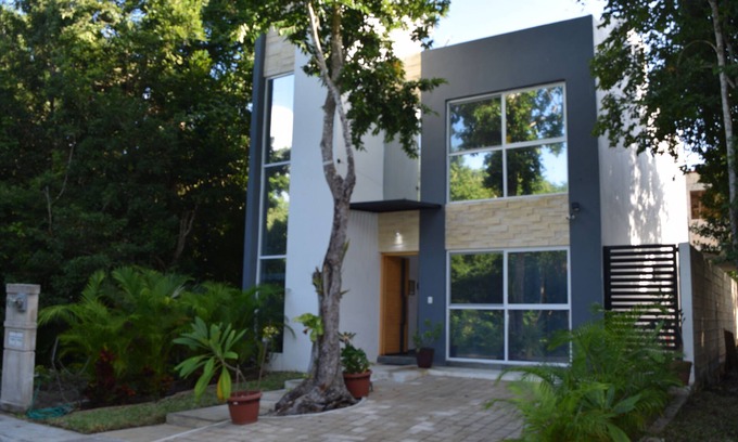 Puerto Morelos House | Modern Rustic Home/Secluded and Fully Equipped.