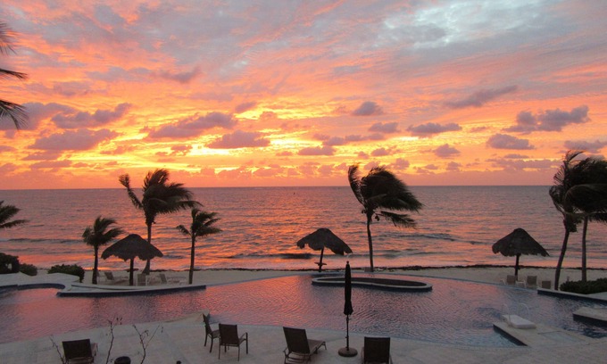 Puerto Morelos Condo | Peaceful Oceanfront Paradise - 100 Feet from Caribbean!
