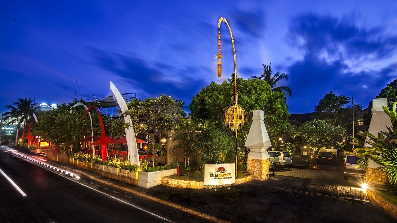 Photo of Buildings in Downtown Kuta