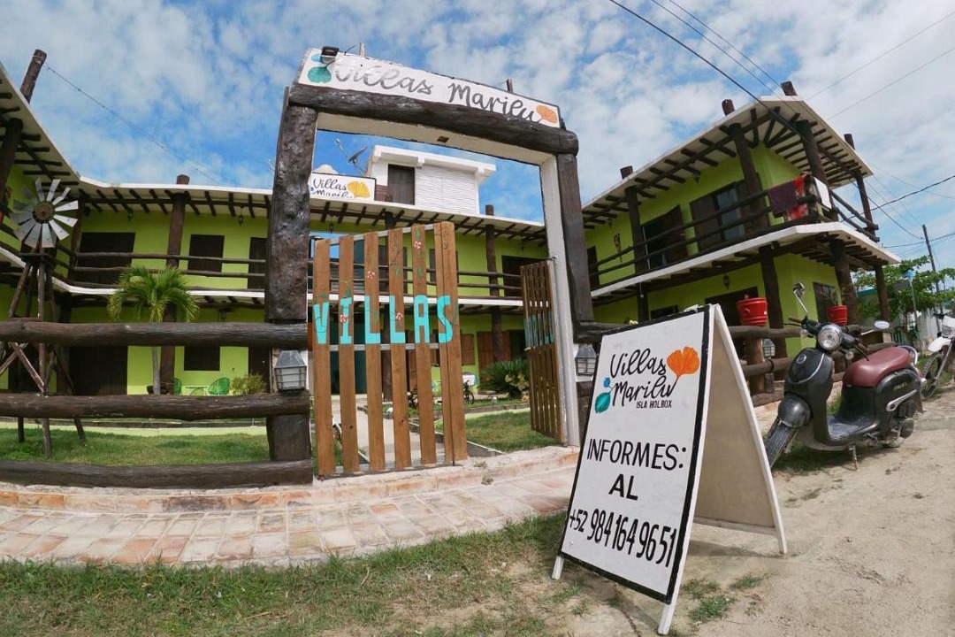 Photo of Buildings in Downtown Holbox