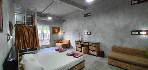 Family Room with Shared Bathroom